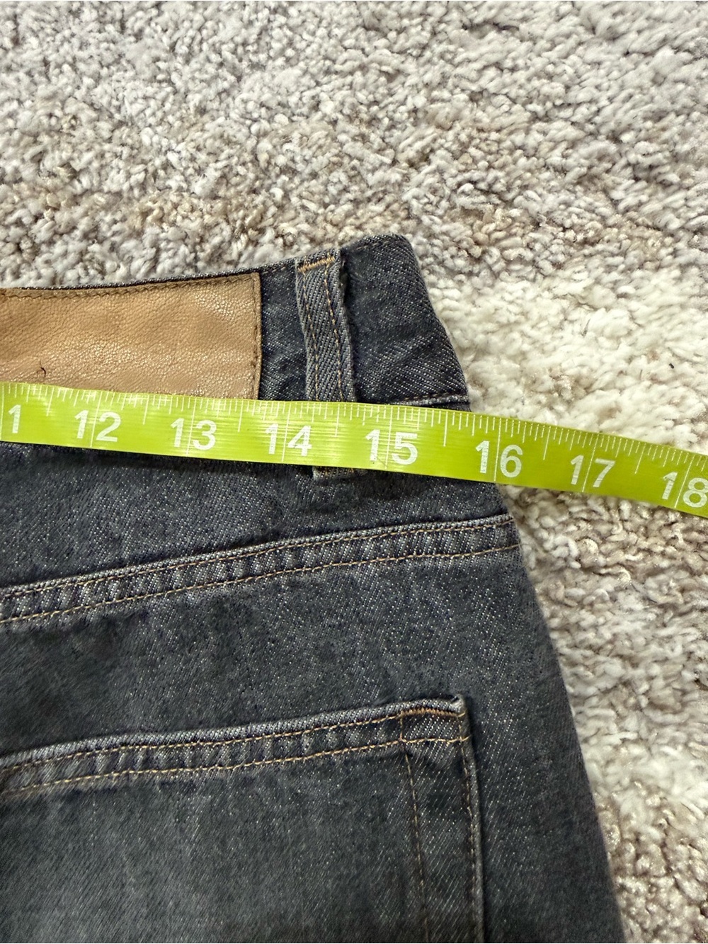 Gucci Women’s Washed Black Straight Jeans - Picture 4 of 5